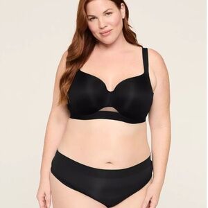 Cacique Comfort Bliss Lightly Lined Balconette Bra black 44DD